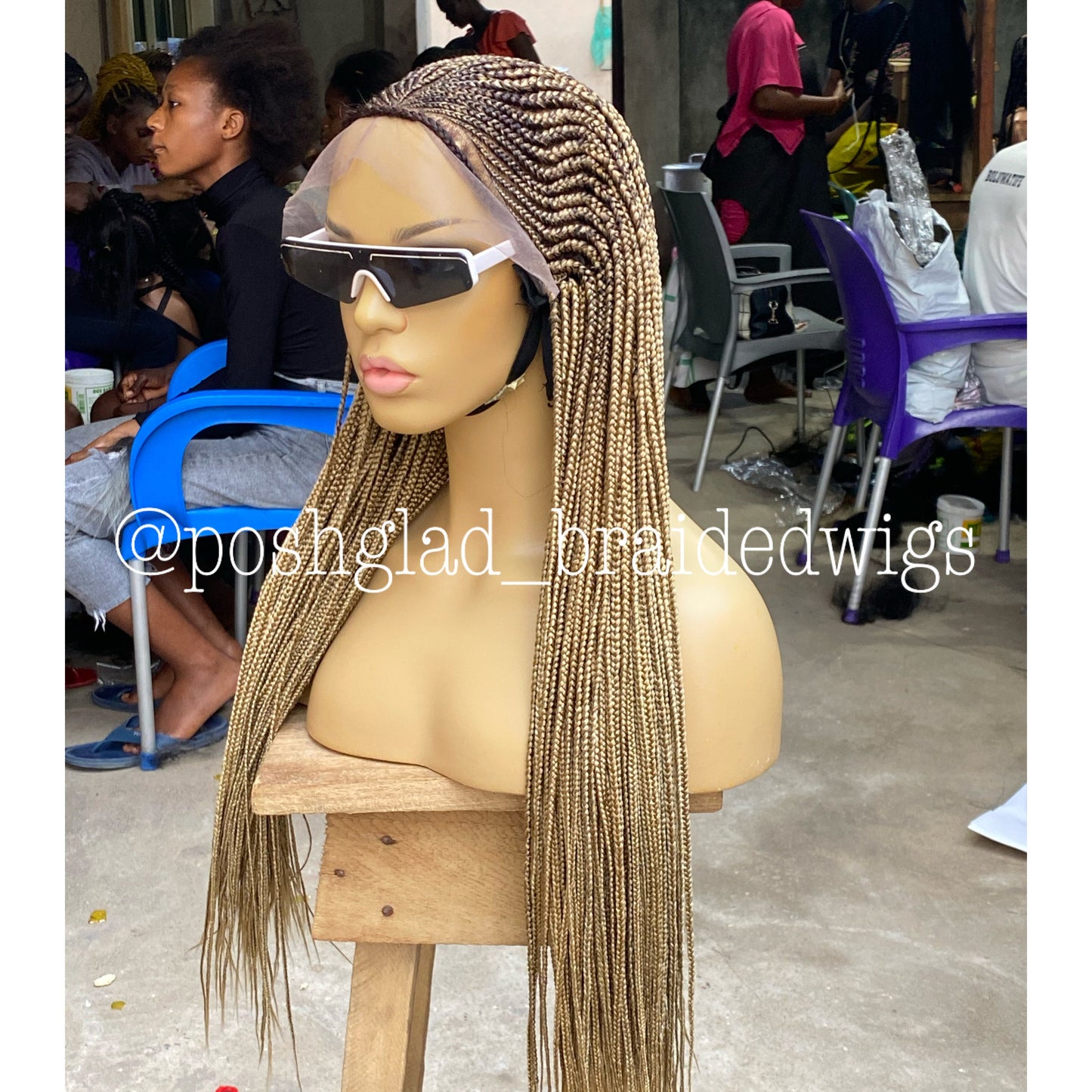 Cornrow Braid Wig - 13x6 Lace Frontal - Bolade
