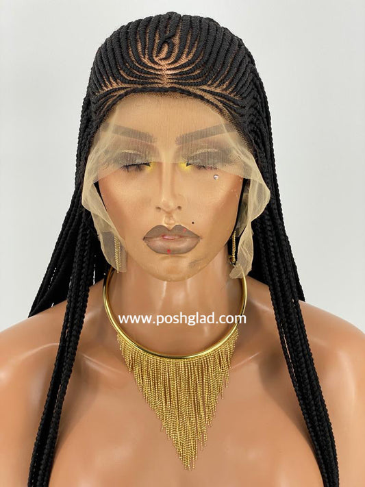 Cornrow Braid Wig (Ready to ship) - Kora