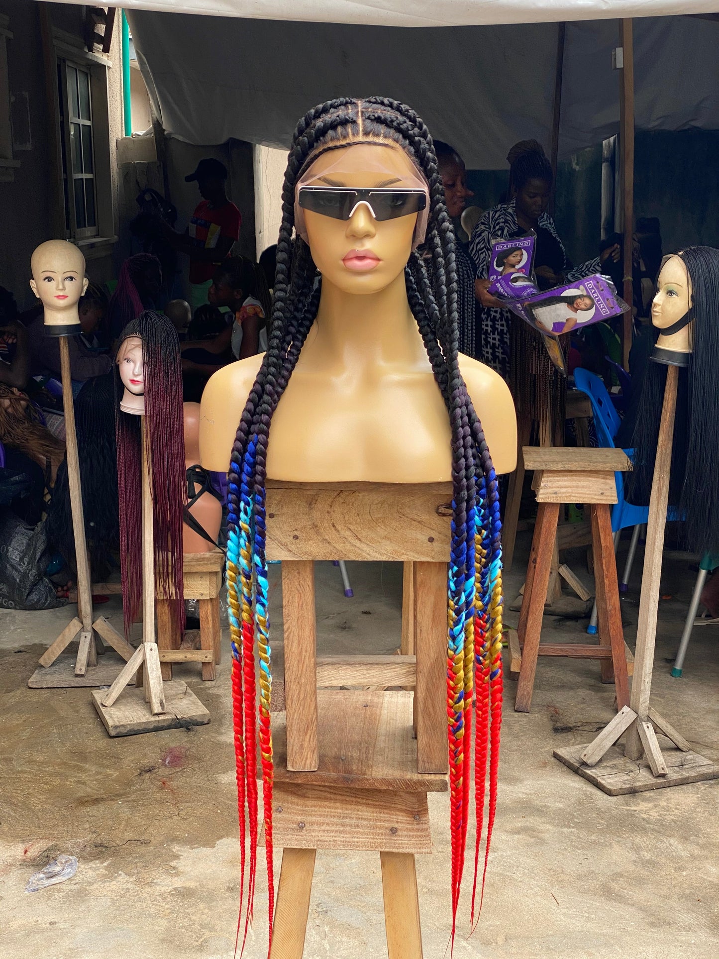 Pop Smoke Wig "Black Ombre" Full Lace - Dora