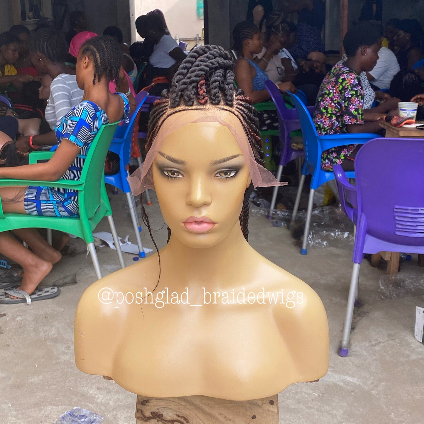 Cornrow Twist Braids - Tamaira