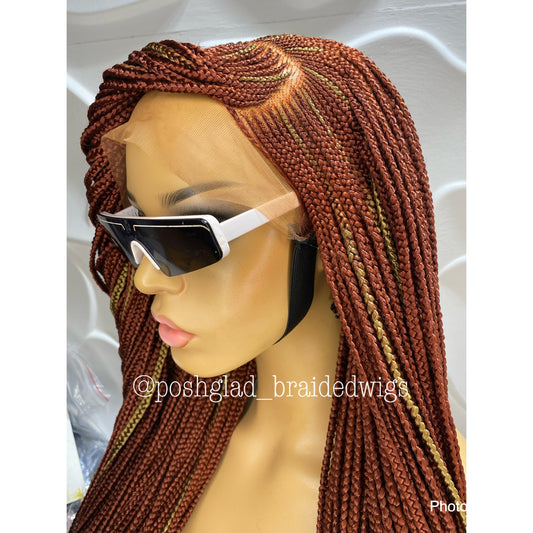 Cornrow Braid Wig - Full Lace - Bobrisky Inspire 2