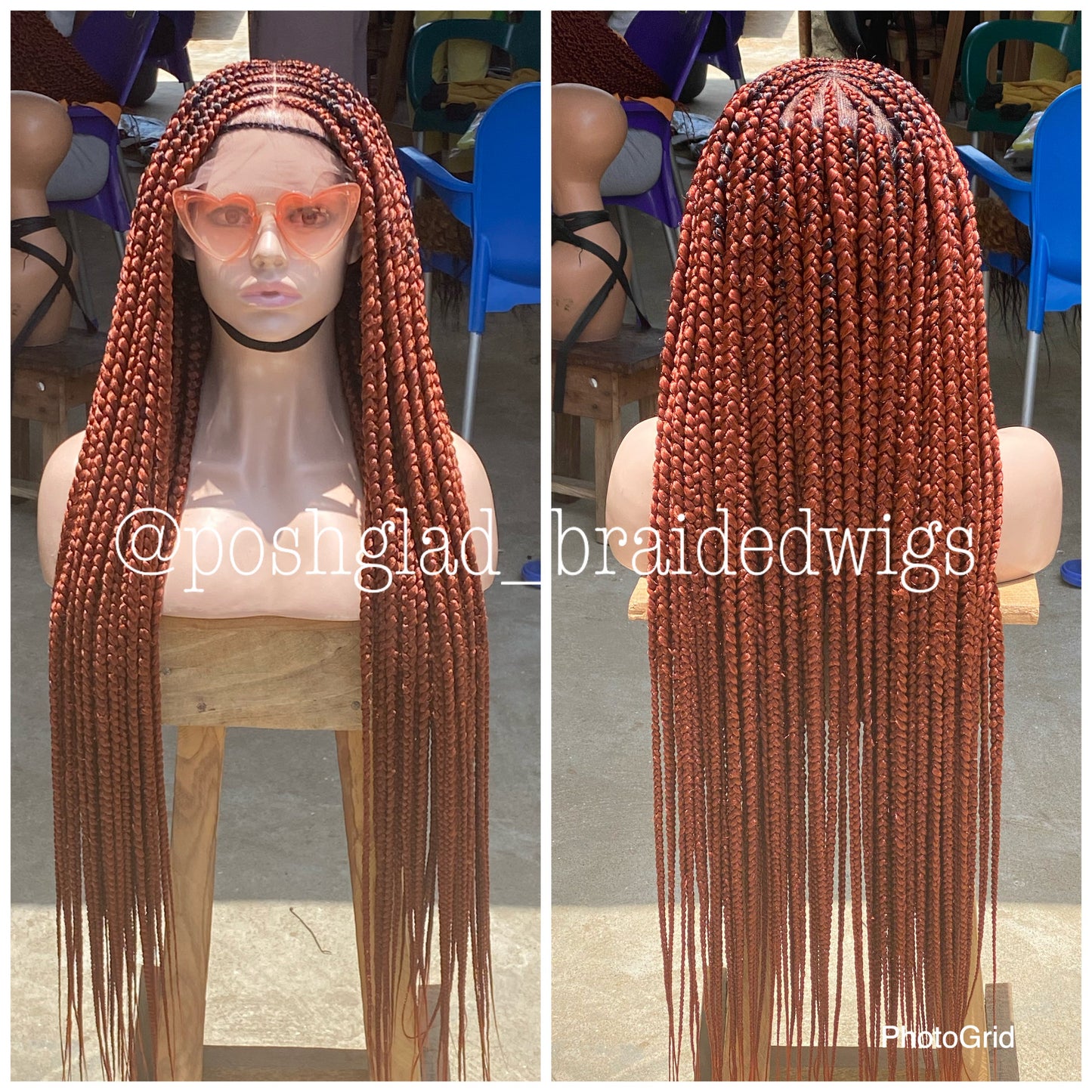 Cornrow Braid Wig - Full Lace - Adenike