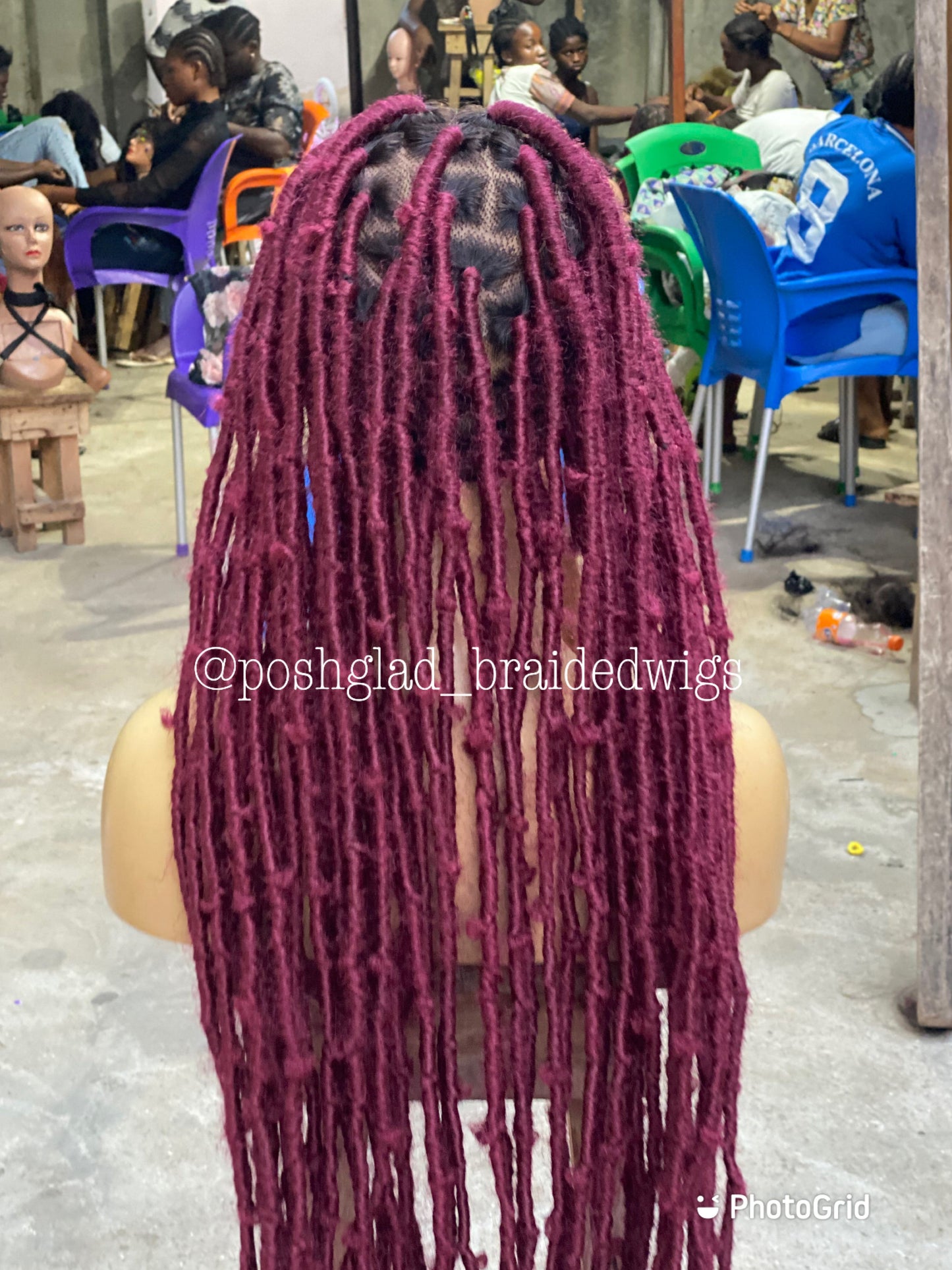 Destress Faux Locs Wig - Swiss Full Lace  - Maryam