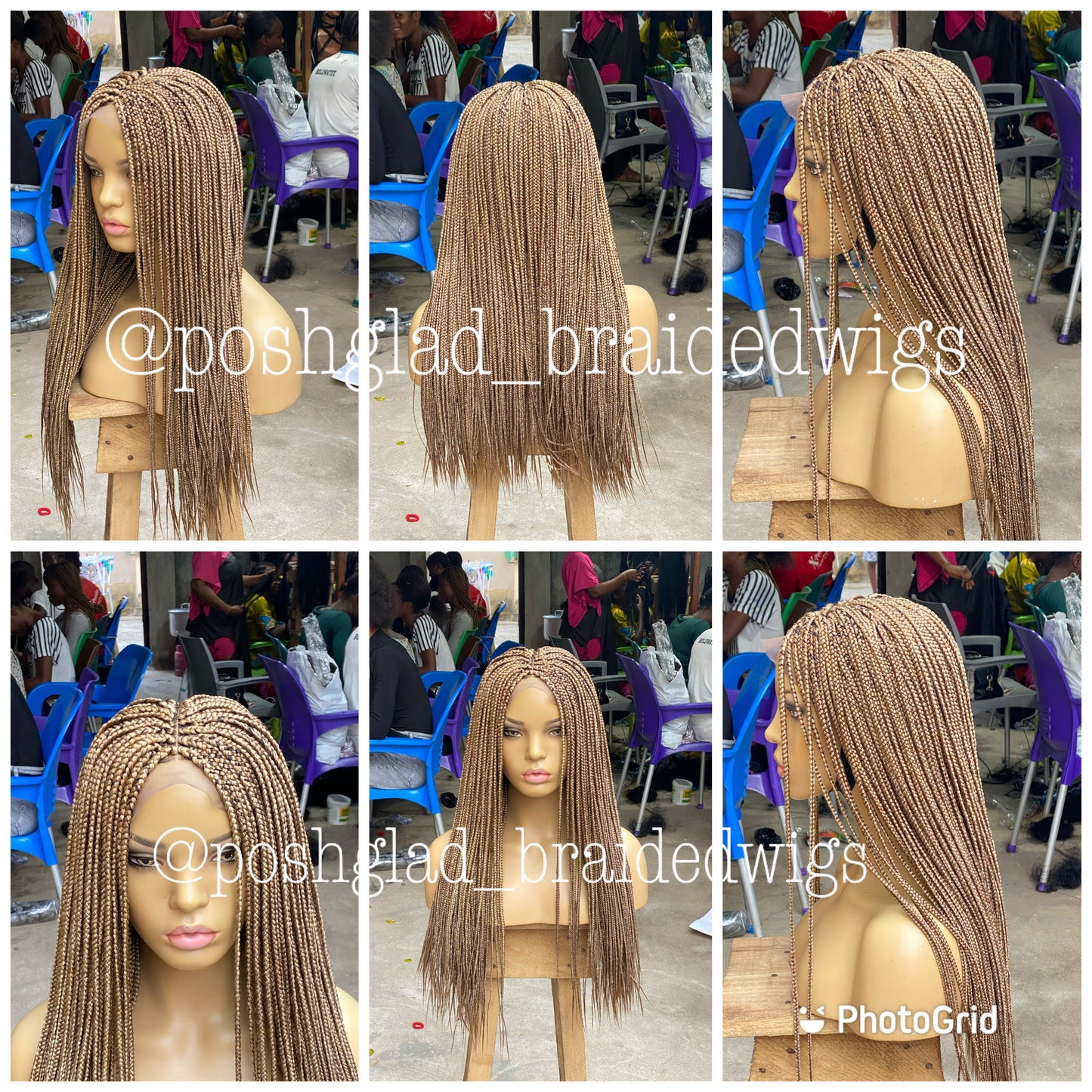 13 by 4 Frontal Box Braid Wig - Ife