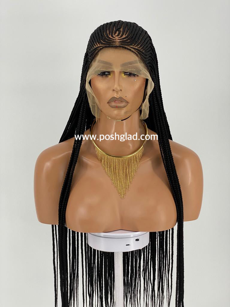 Cornrow Braid Wig (Ready to ship) - Kora