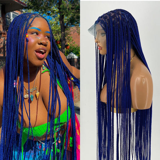 Shade knotless (PREMIUM BLUE) cost extra $50 for calf length