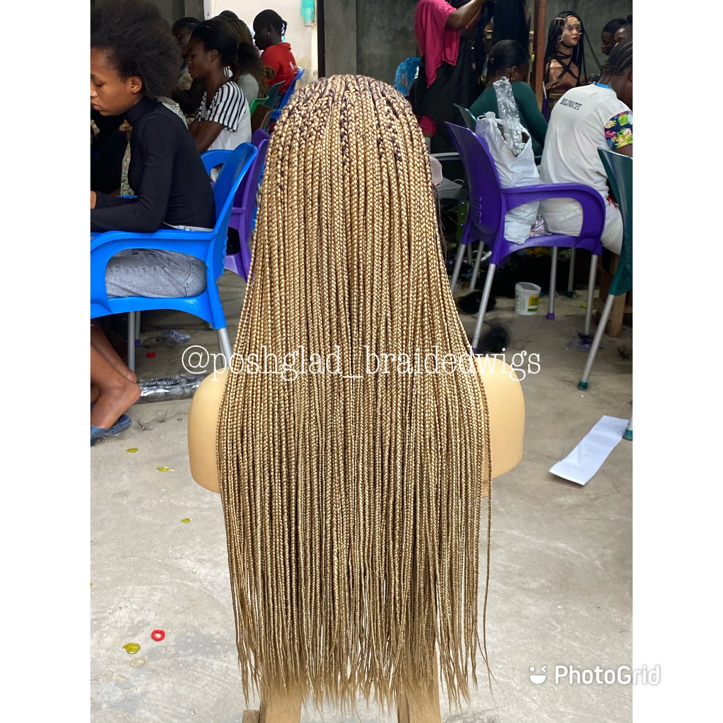Cornrow Braid Wig - 13x6 Lace Frontal - Bolade