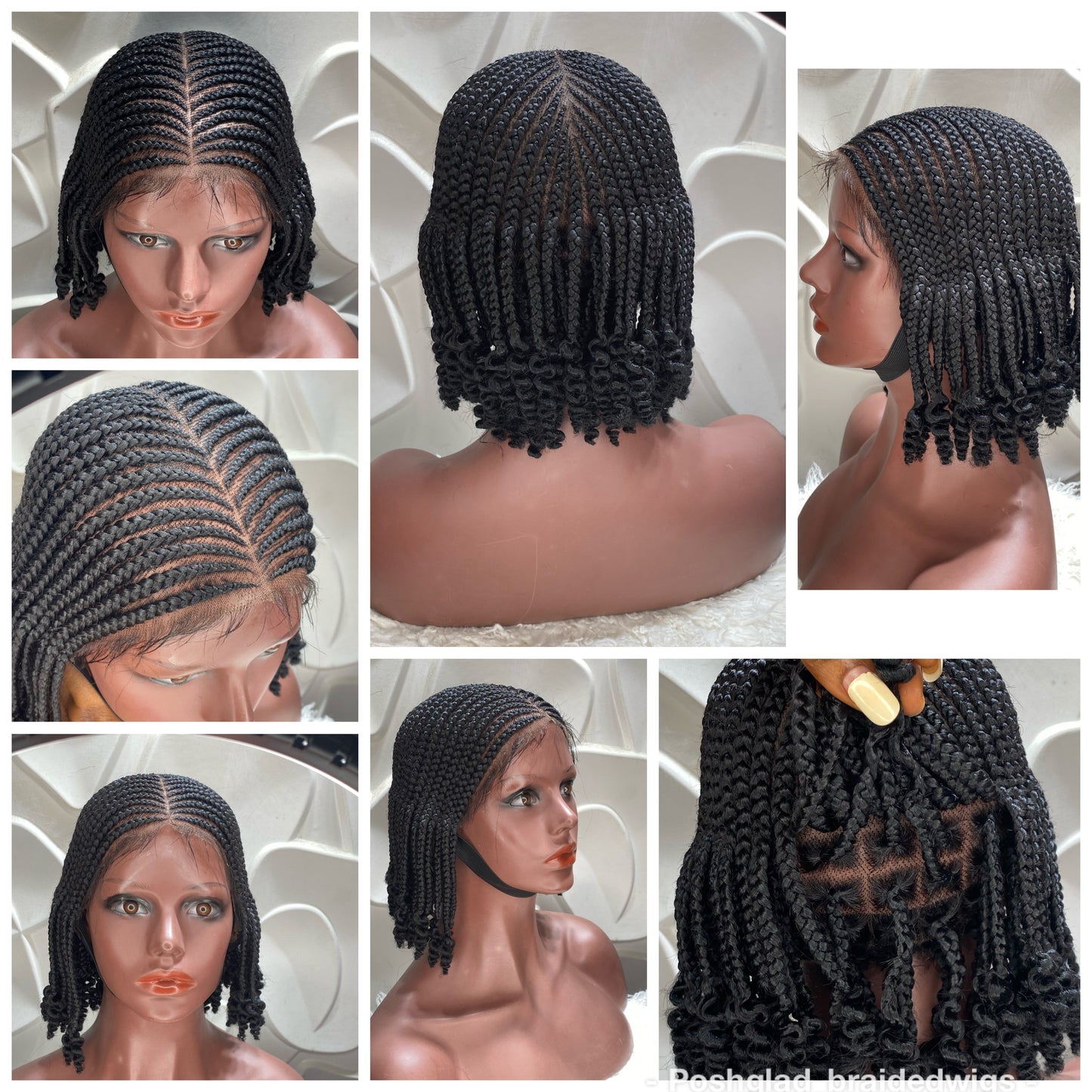 Cornrow Braid Wig - Center Part Wave - Alimat