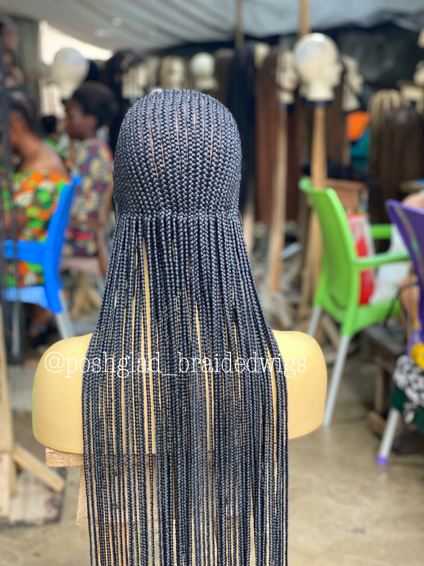 Cornrow Braid Wig (Ready to Ship) - Aisha
