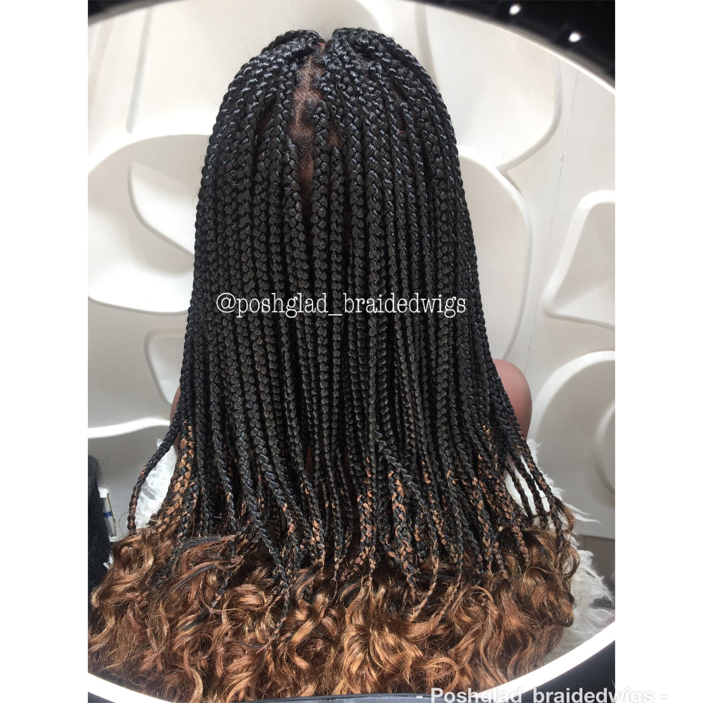Goddess Box Braid Wig With Curly Tips - Lorensa