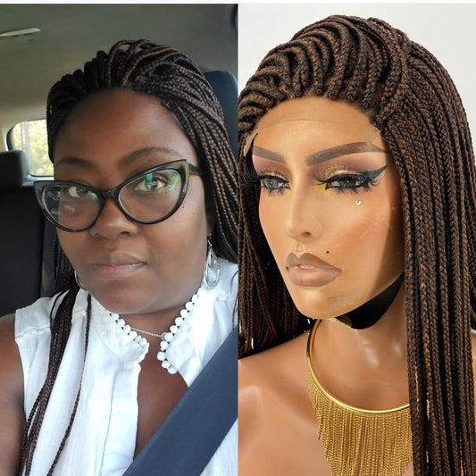 Closure Box Braid Wig - Ifeyinwa