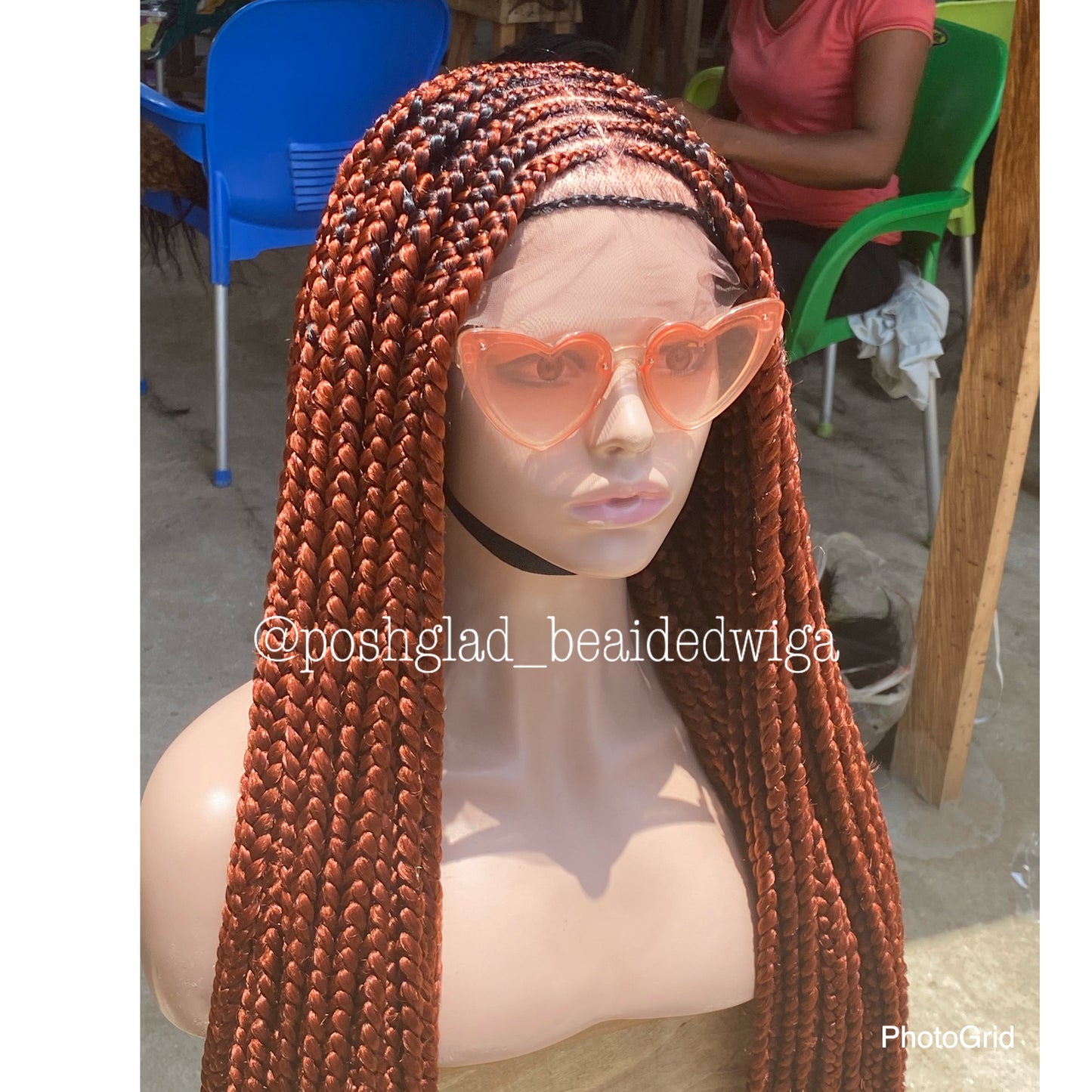 Cornrow Braid Wig - Full Lace - Adenike