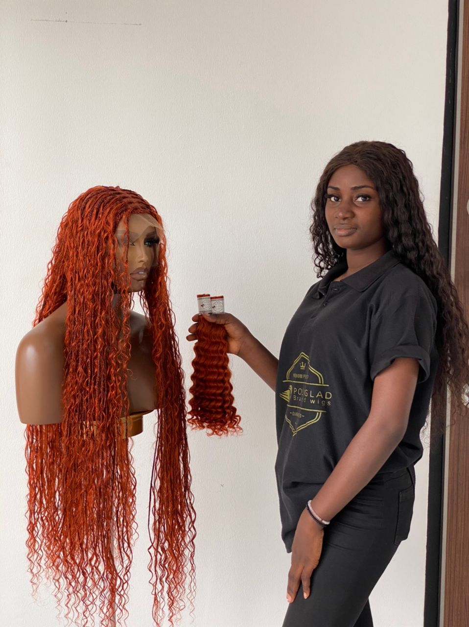 Bohemian Knotless - TARA COPPER RED (100% Human Hair)