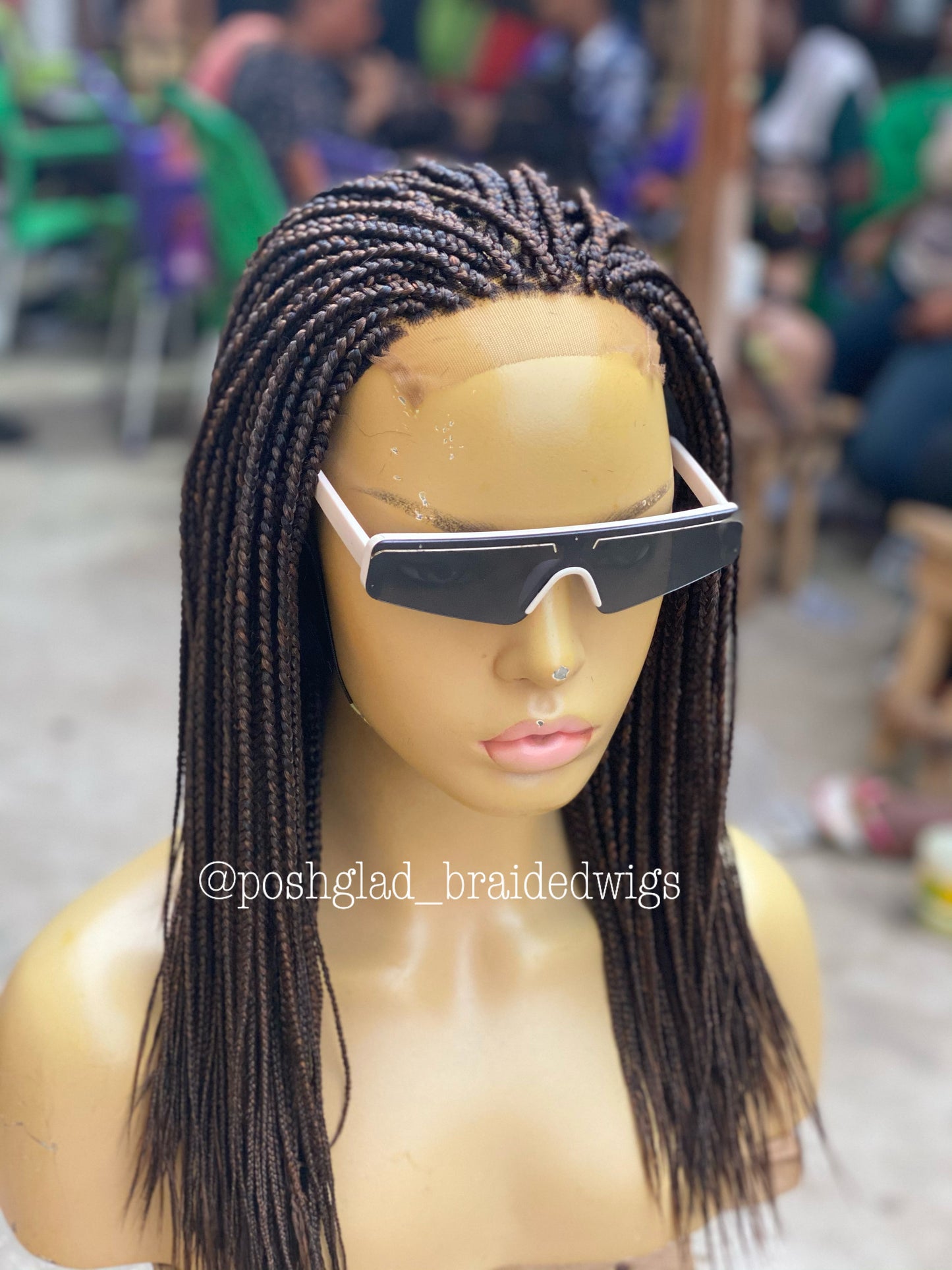 Closure Box Braid Wig - Ifeyinwa