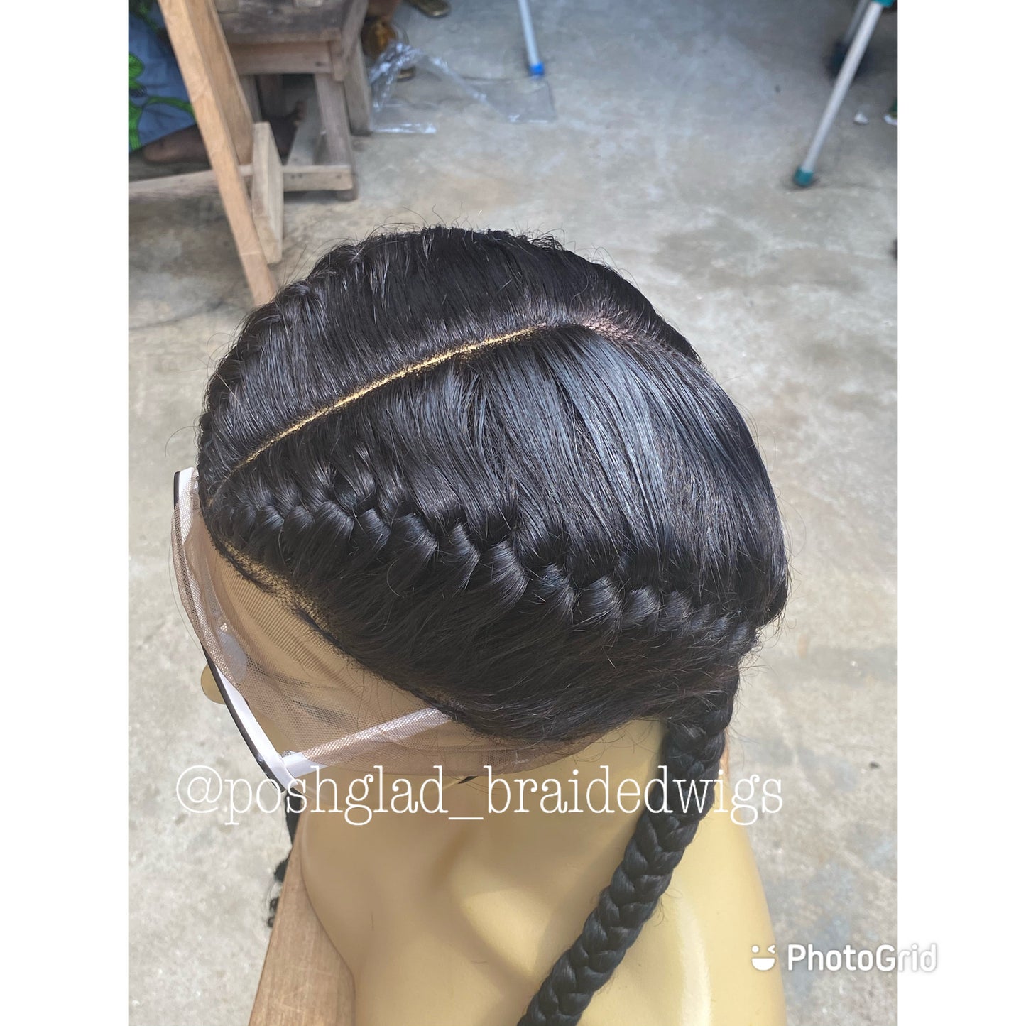 French Braid Wig - Claire