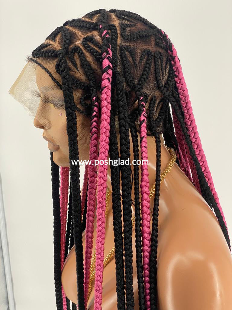 Cornrow - Miss Pink - Ready to ship