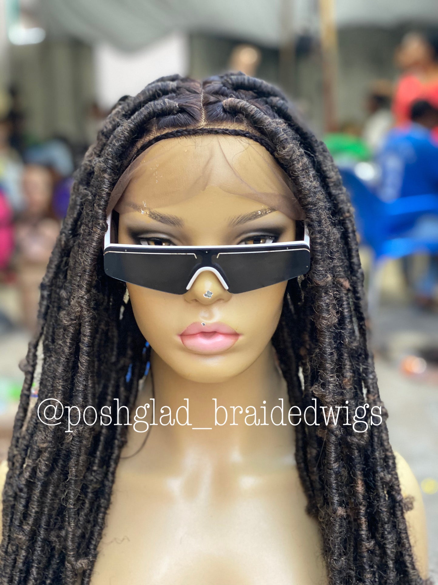 Destress Faux Locs - Faux Locs Color 1B/27 - Whoopi