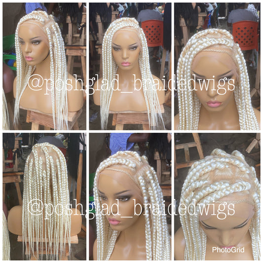 Funki JUMBO BOX BRAID PLATINUM BLONDE. (FULL LACE)