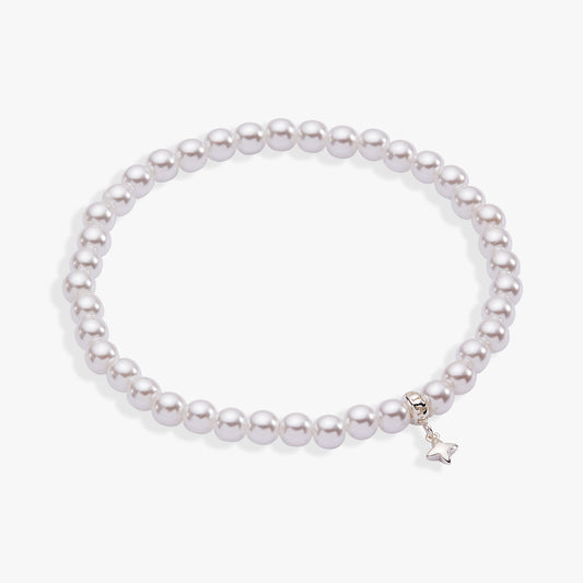 Pearl Beaded Stretch Bracelet